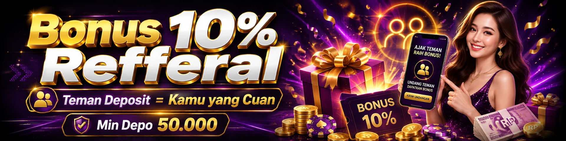 Bonus referral 10 persen